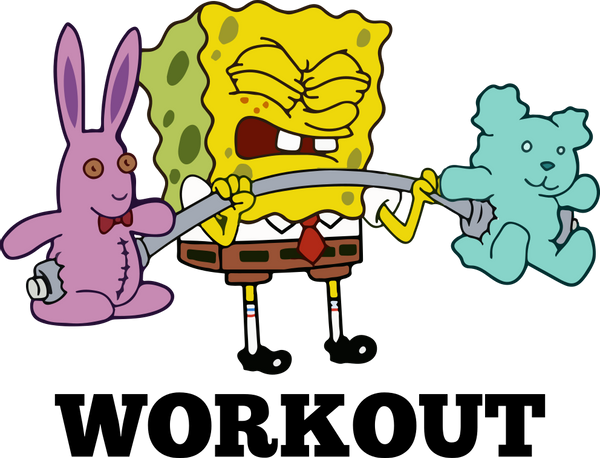 spongebob workout spongyabob-02_fekete