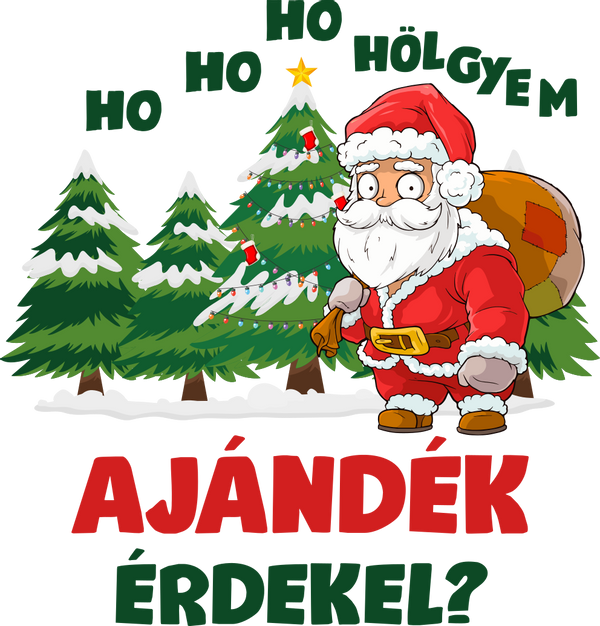 ho ho ho uram hölgyem ajándék érdekel karácsony christmas-08_zöld piros