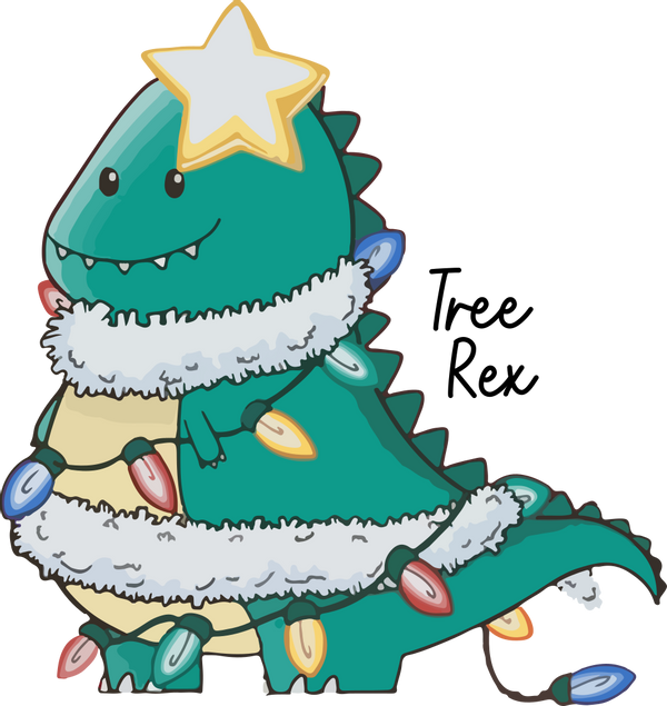 tree rex sokadik aranyos dínó karácsony christmas-01